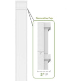 Ekena Millwork 2 in. D x 7 in. W x 48 in. L Primed Polyurethane Pilaster 1- Pack
