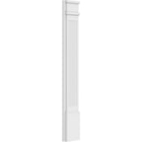 Ekena Millwork 2 in. D x 7 in. W x 48 in. L Primed Polyurethane Pilaster 1- Pack
