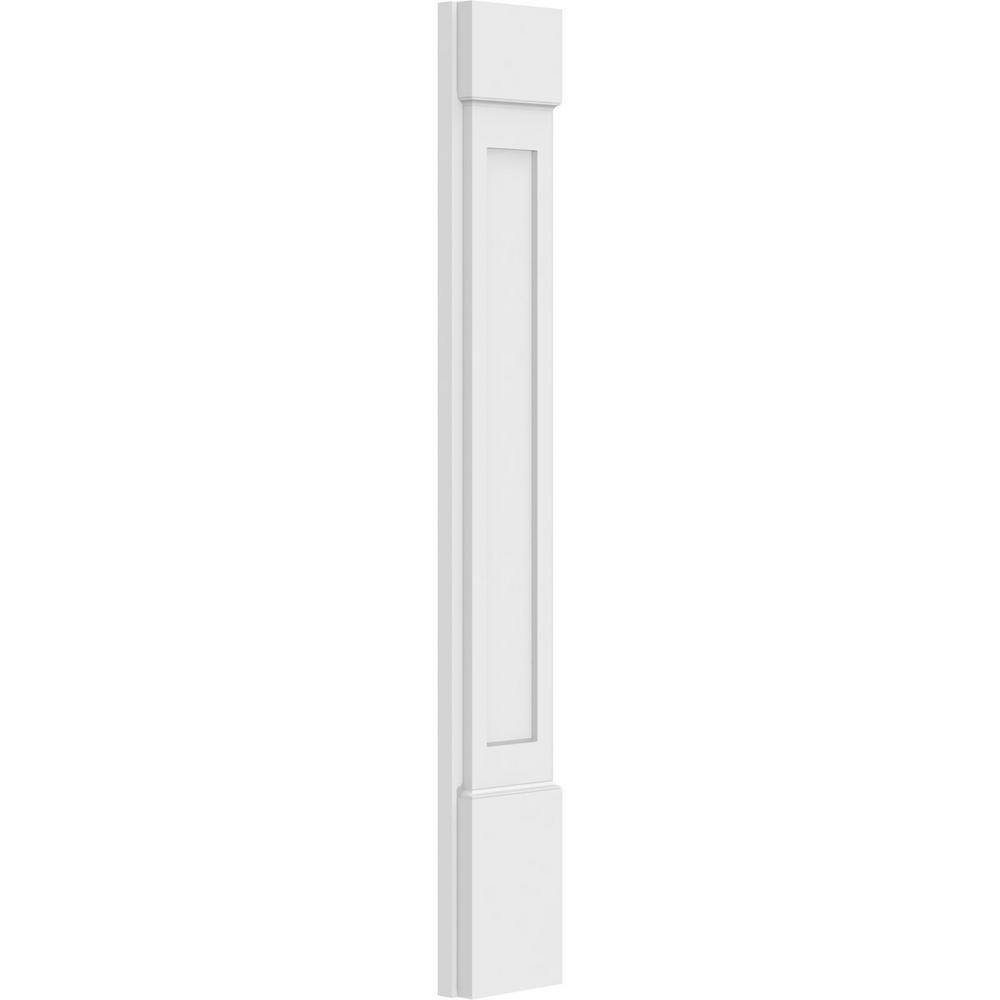 Ekena Millwork 2 in. D x 7 in. W x 48 in. L Primed Polyurethane Pilaster 1- Pack