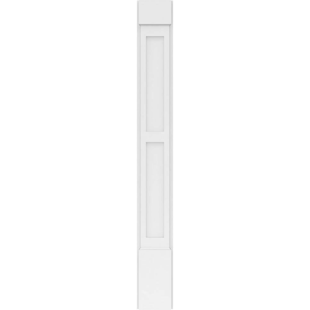 Ekena Millwork 2 in. D x 7 in. W x 60 in. L Primed Polyurethane Pilaster 1- Pack