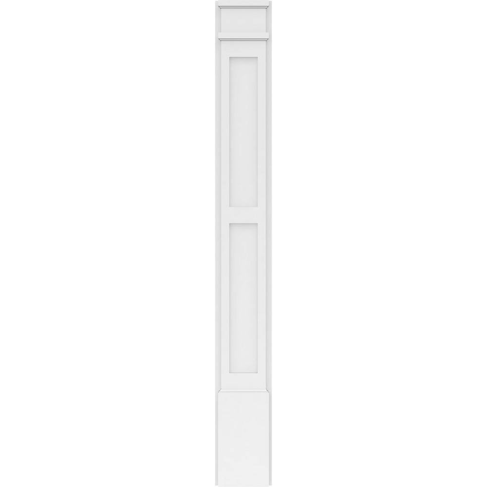 Ekena Millwork 2 in. D x 7 in. W x 60 in. L Primed Polyurethane Pilaster 1-Pack