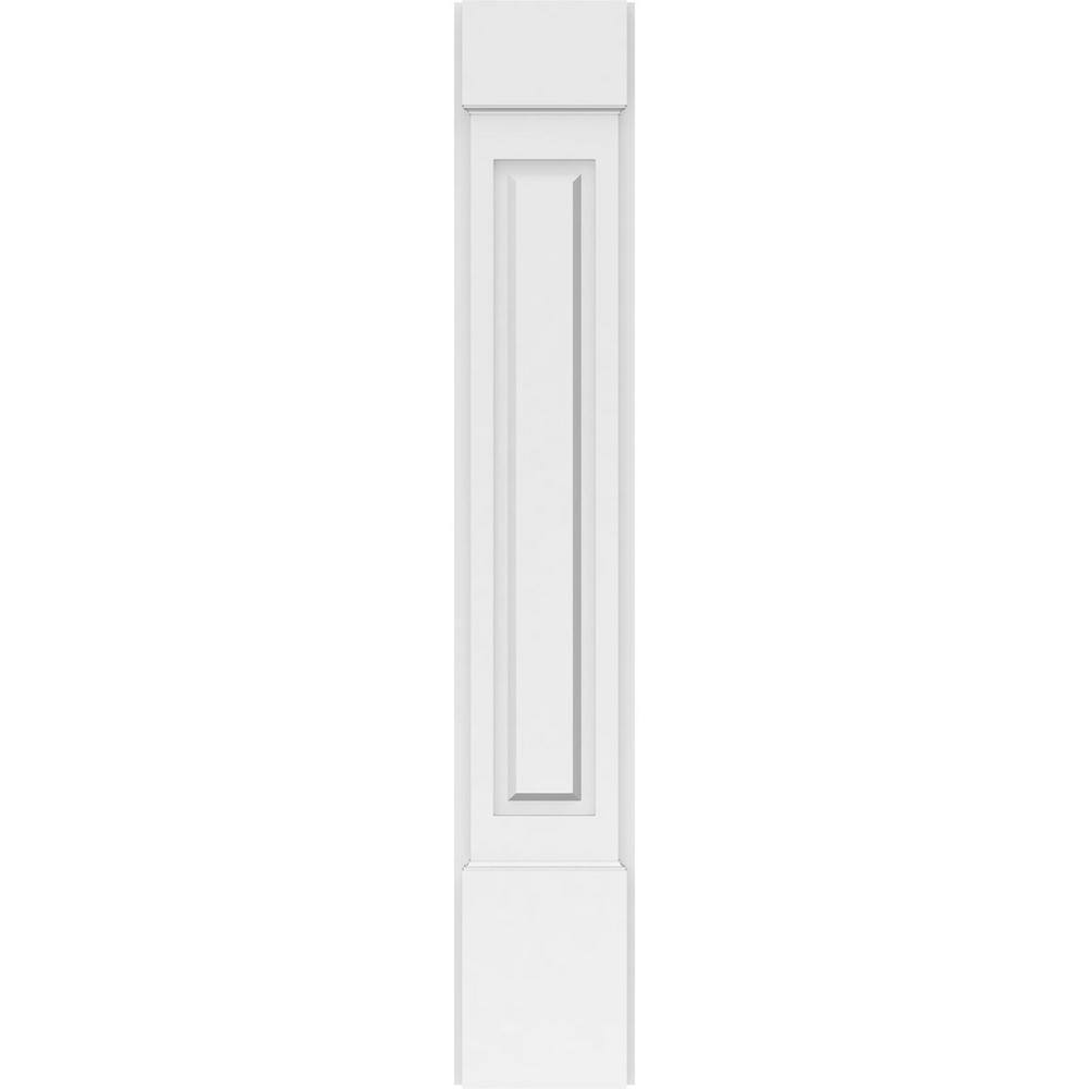 Ekena Millwork 2 in. D x 8 in. W x 48 in. L Primed Polyurethane Pilaster 1- Pack