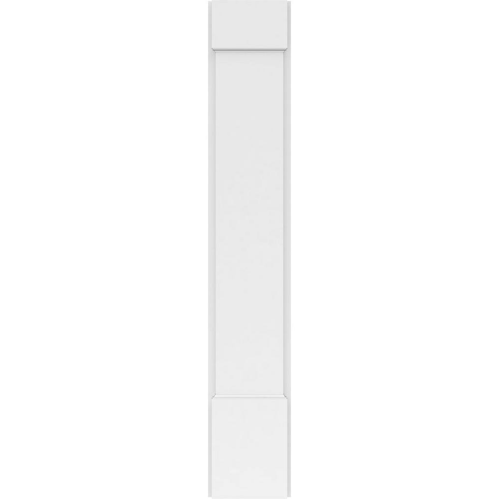Ekena Millwork 2 in. D x 8 in. W x 48 in. L Primed Polyurethane Pilaster 1-Pack