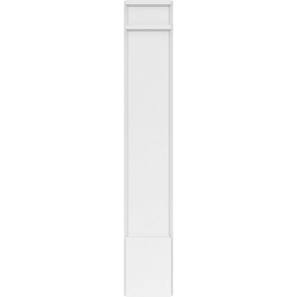 Ekena Millwork 2 in. D x 8 in. W x 48 in. L Primed Polyurethane Pilaster 1- Pack