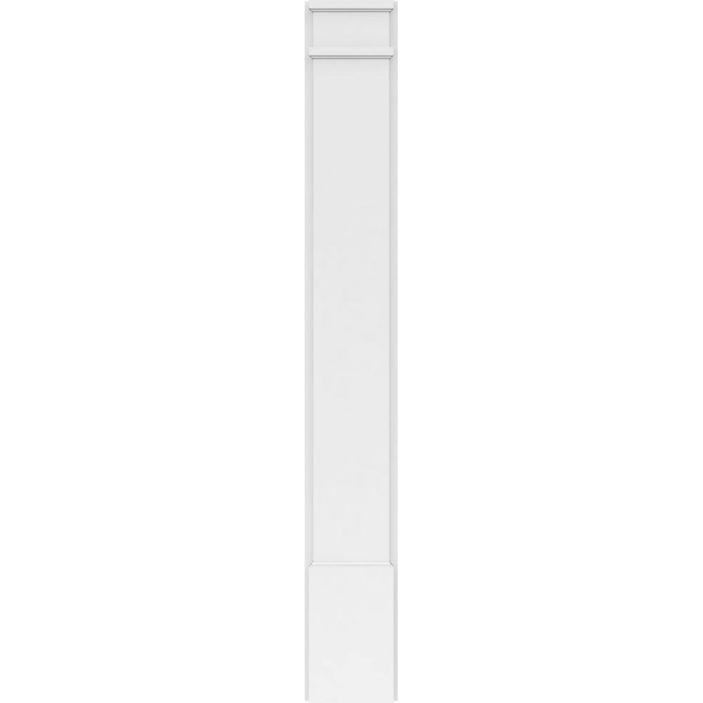 Ekena Millwork 2 in. D x 8 in. W x 60 in. L Primed Polyurethane Pilaster 1- Pack