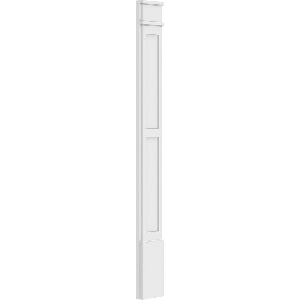 Ekena Millwork 2 in. D x 8 in. W x 72 in. L Primed Polyurethane Pilaster 1-Pack