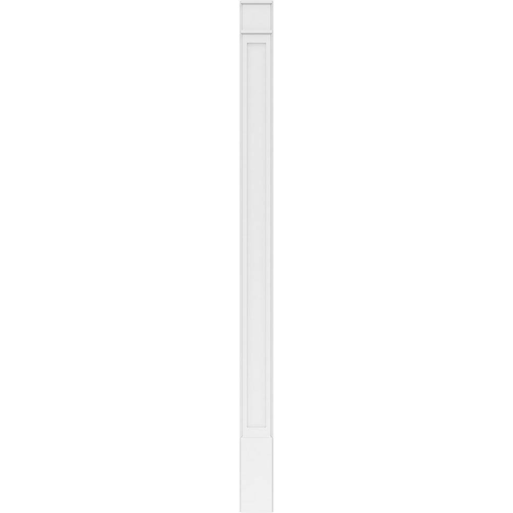 Ekena Millwork 2 in. D x 8 in. W x 120 in. L Primed Polyurethane Pilaster 1- Pack