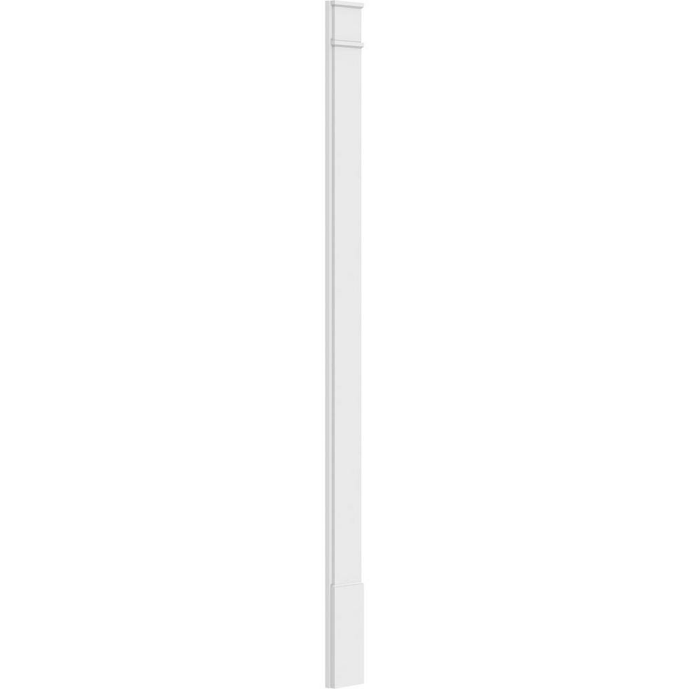 Ekena Millwork 2 in. D x 8 in. W x 120 in. L Primed Polyurethane Pilaster 1- Pack