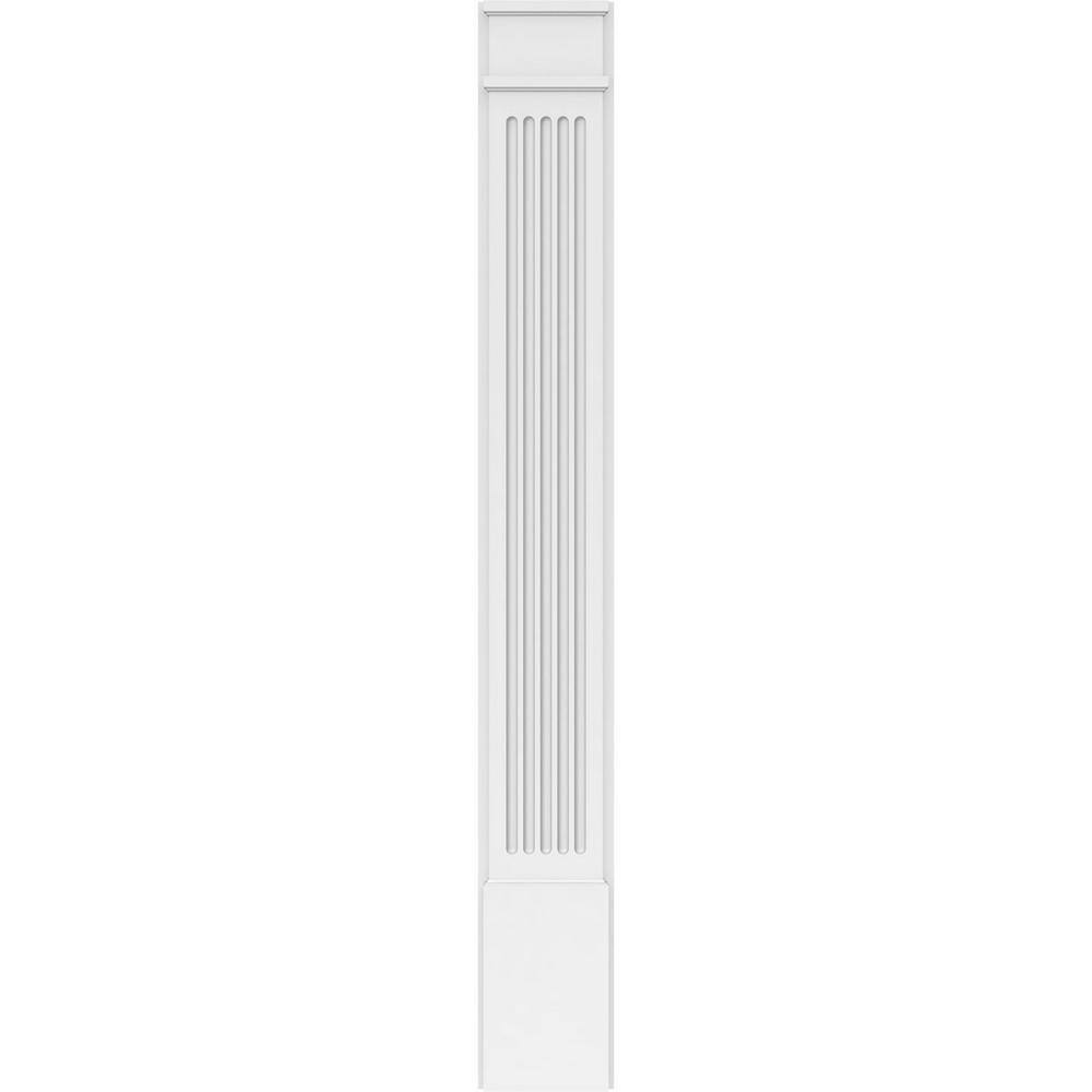 Ekena Millwork 2 in. D x 9 in. W x 72 in. L Primed Polyurethane Pilaster 1- Pack