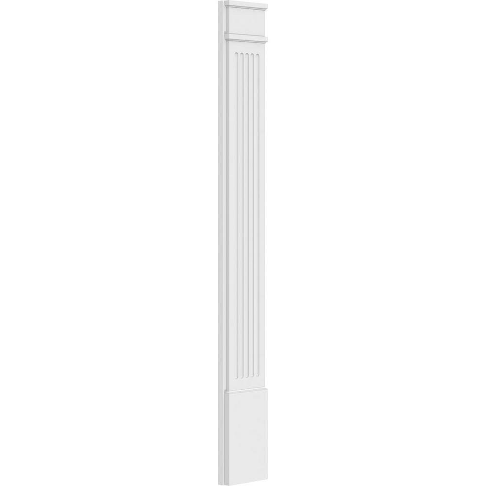 Ekena Millwork 2 in. D x 9 in. W x 72 in. L Primed Polyurethane Pilaster 1- Pack