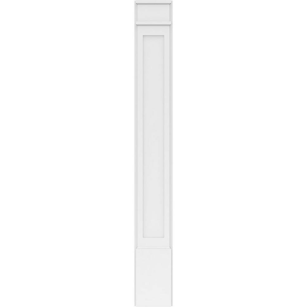Ekena Millwork 2 in. D x 9 in. W x 72 in. L Primed Polyurethane Pilaster 1- Pack