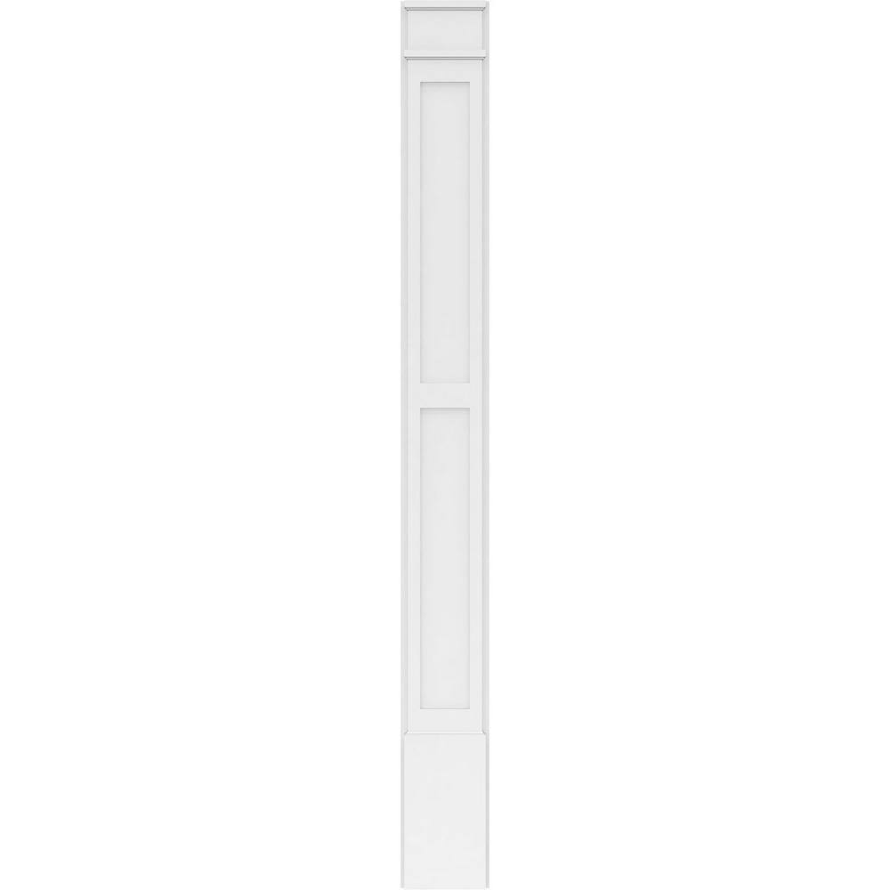 Ekena Millwork 2 in. D x 9 in. W x 90 in. L Primed Polyurethane Pilaster 1- Pack