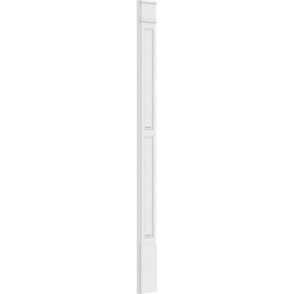 Ekena Millwork 2 in. D x 9 in. W x 108 in. L Primed Polyurethane Pilaster 1- Pack