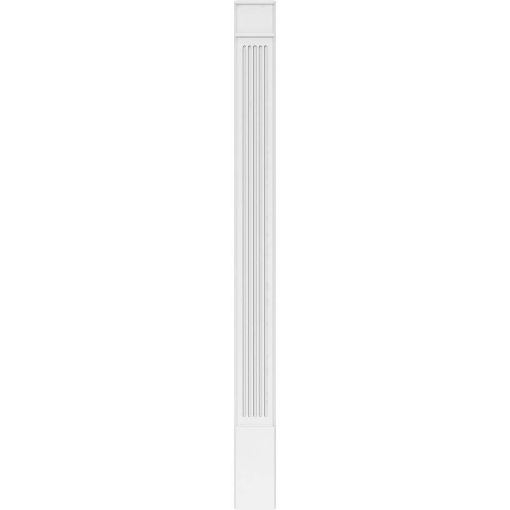 Ekena Millwork 2 in. D x 9 in. W x 108 in. L Primed Polyurethane Pilaster 1- Pack