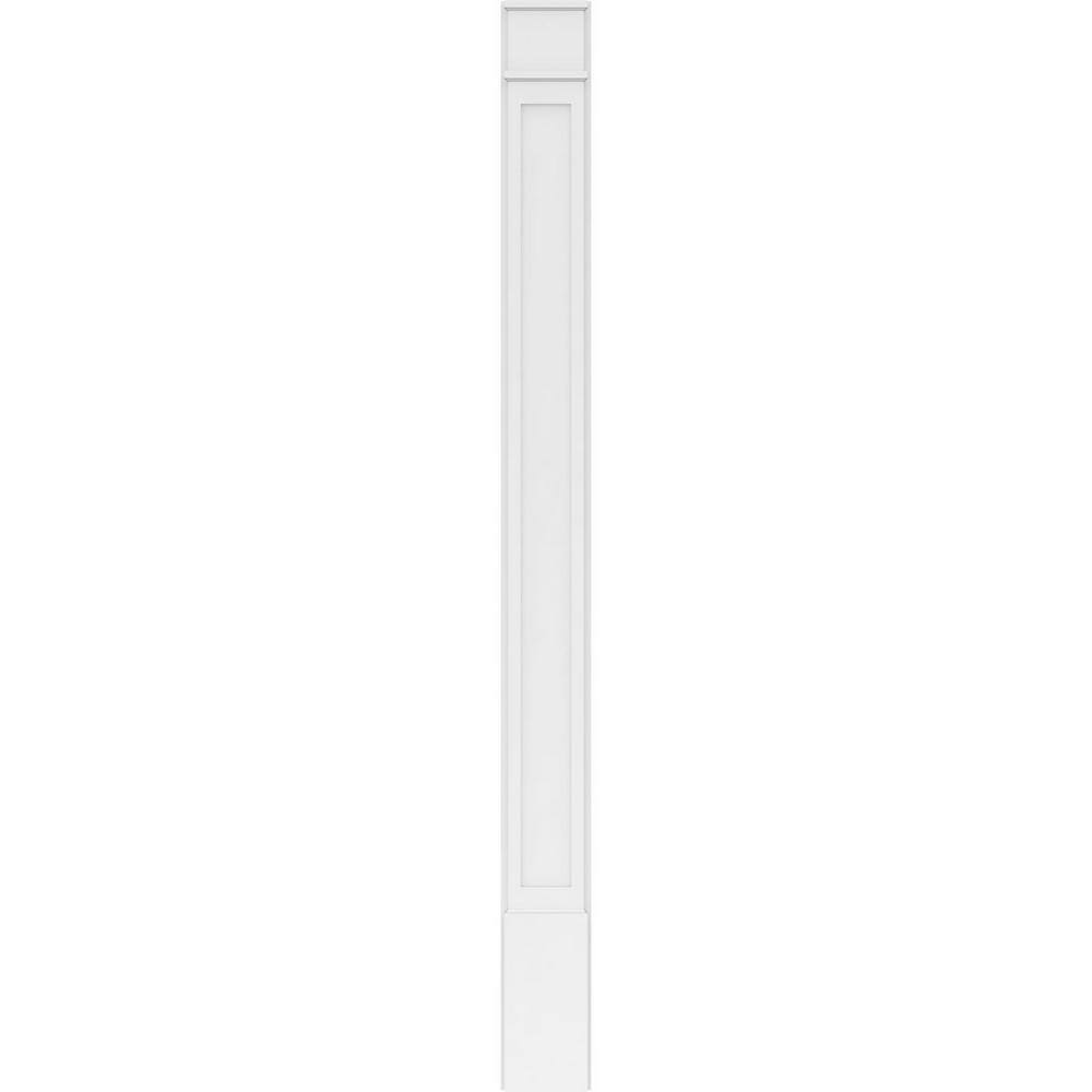 Ekena Millwork 2 in. D x 9 in. W x 108 in. L Primed Polyurethane Pilaster 1-Pack