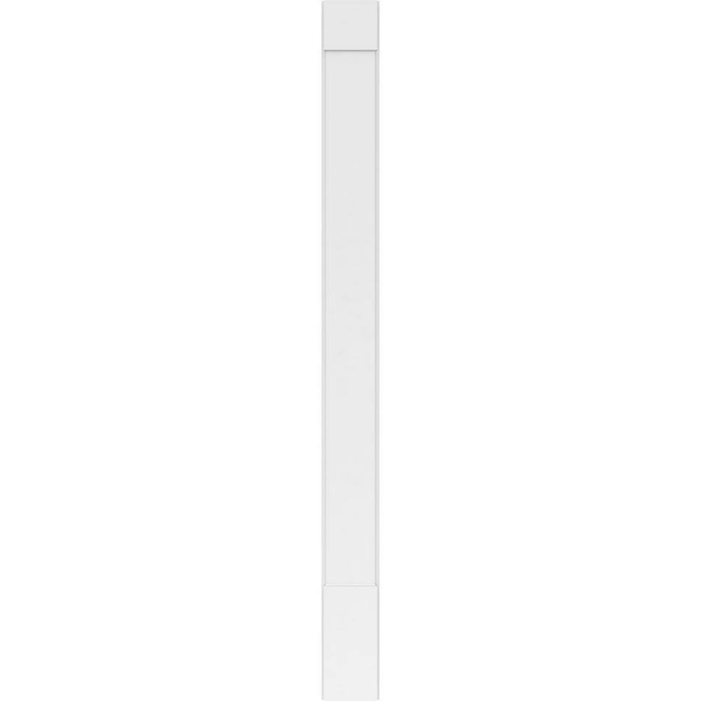 Ekena Millwork 2 in. D x 9 in. W x 108 in. L Primed Polyurethane Pilaster 1- Pack