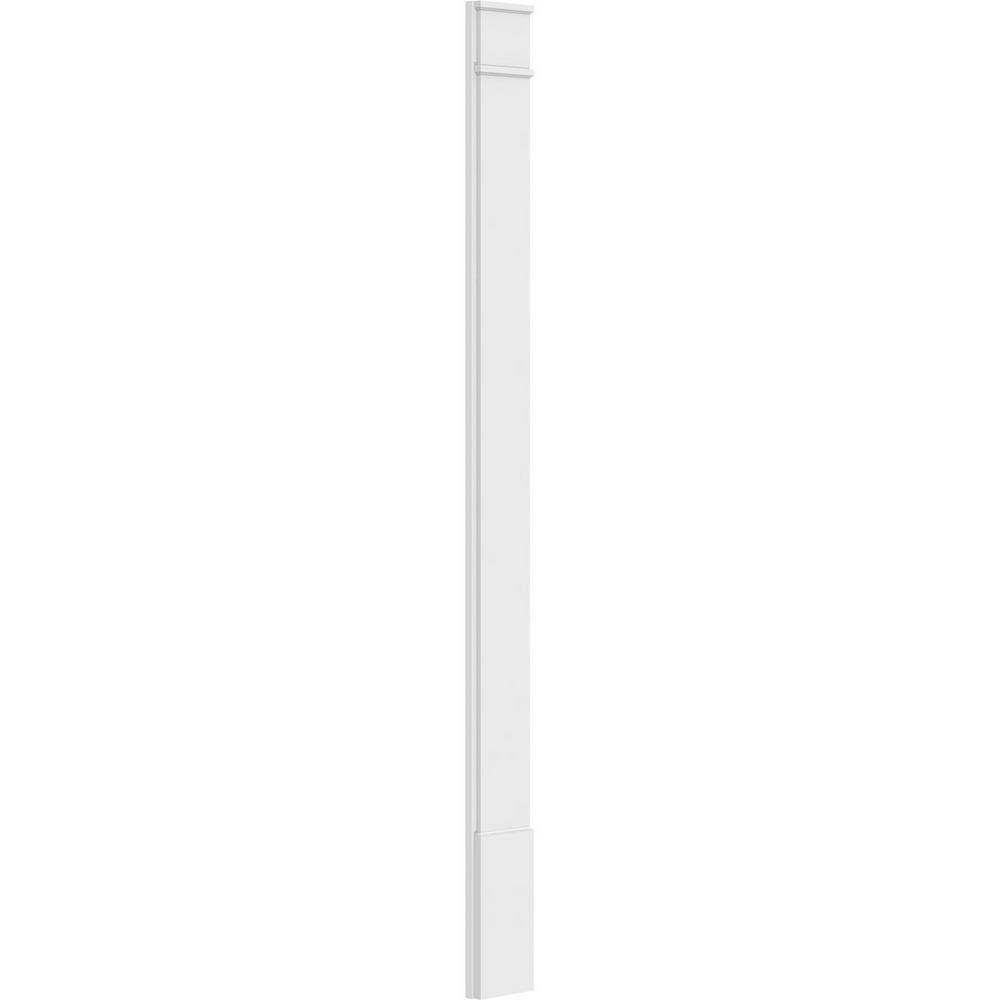 Ekena Millwork 2 in. D x 9 in. W x 108 in. L Primed Polyurethane Pilaster 1- Pack