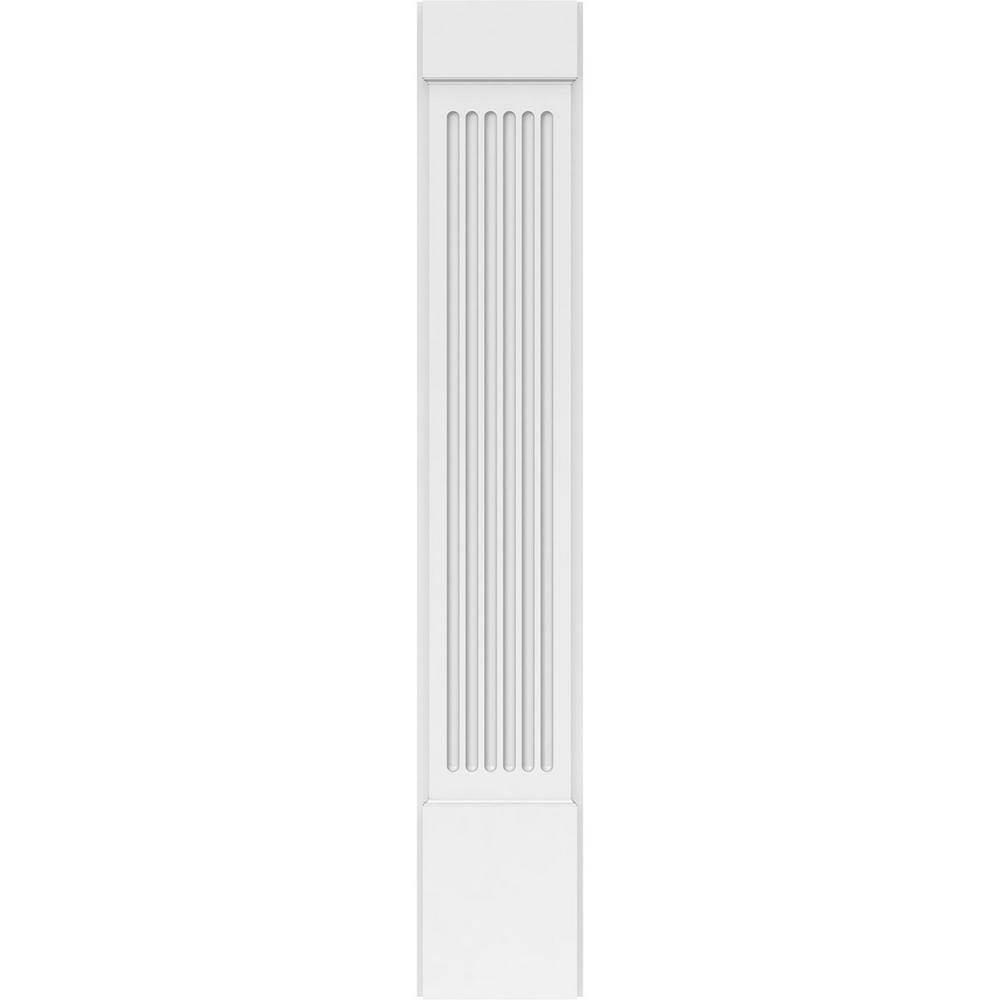 Ekena Millwork 2 in. D x 10 in. W x 60 in. L Primed Polyurethane Pilaster 1- Pack