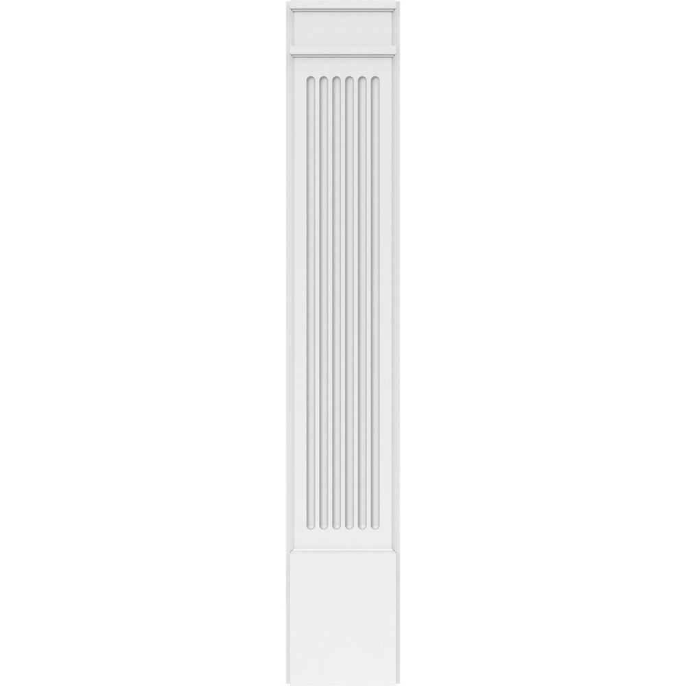 Ekena Millwork 2 in. D x 10 in. W x 60 in. L Primed Polyurethane Pilaster 1- Pack