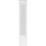 Ekena Millwork 2 in. D x 10 in. W x 60 in. L Primed Polyurethane Pilaster 1- Pack