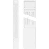 Ekena Millwork 2 in. D x 10 in. W x 60 in. L Primed Polyurethane Pilaster 1- Pack