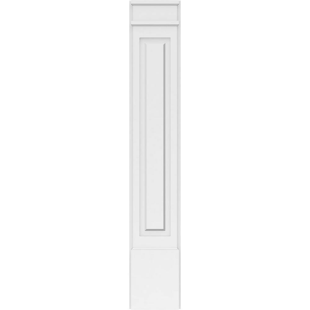Ekena Millwork 2 in. D x 10 in. W x 60 in. L Primed Polyurethane Pilaster 1- Pack