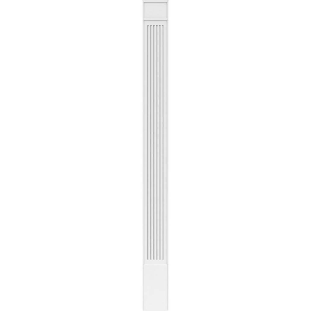 Ekena Millwork 2 in. D x 10 in. W x 120 in. L Primed Polyurethane Pilaster 1- Pack