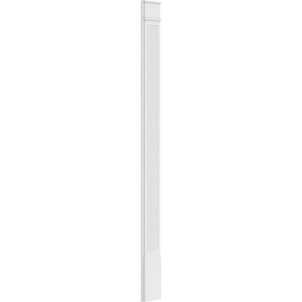 Ekena Millwork 2 in. D x 10 in. W x 120 in. L Primed Polyurethane Pilaster 1- Pack