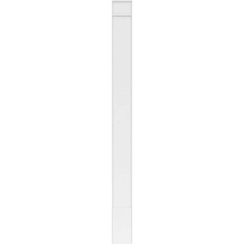 Ekena Millwork 2 in. D x 10 in. W x 120 in. L Primed Polyurethane Pilaster 1- Pack
