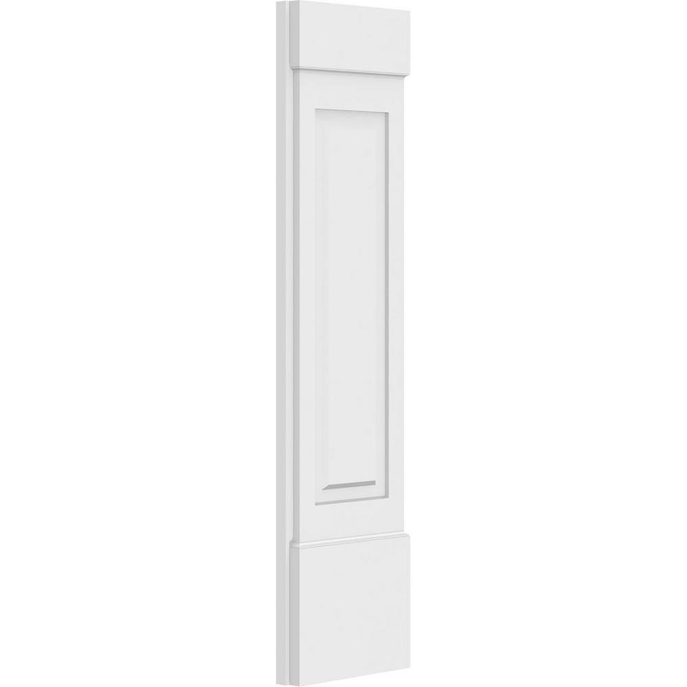 Ekena Millwork 2 in. D x 12 in. W x 48 in. L Primed Polyurethane Pilaster 1- Pack