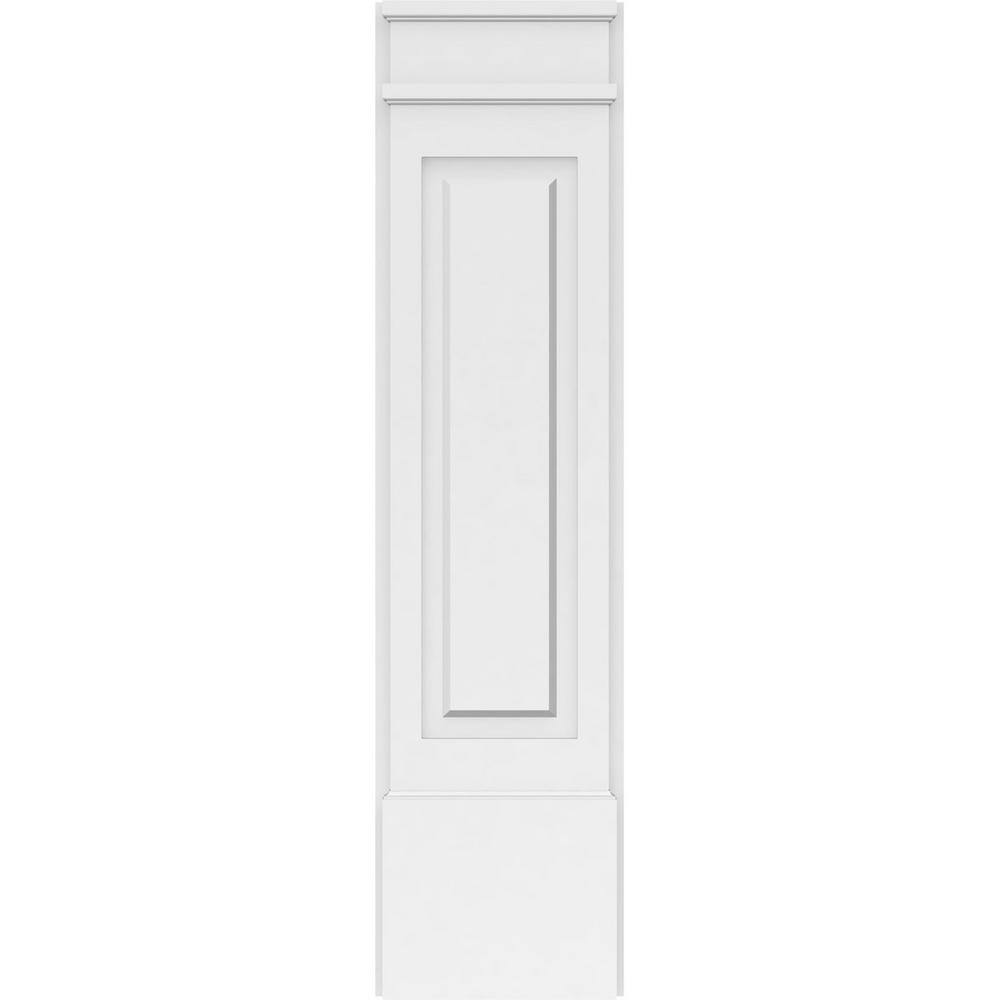 Ekena Millwork 2 in. D x 12 in. W x 48 in. L Primed Polyurethane Pilaster 1- Pack