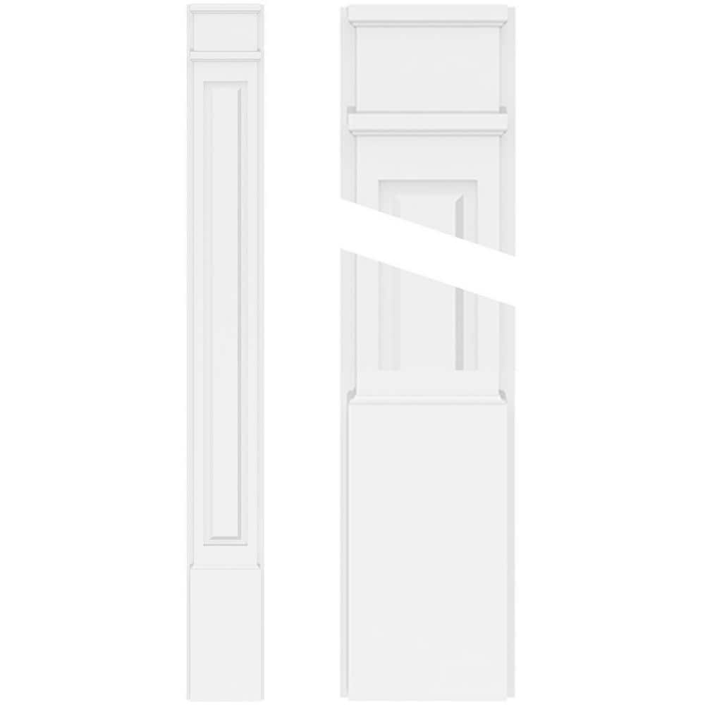 Ekena Millwork 2 in. D x 12 in. W x 48 in. L Primed Polyurethane Pilaster 1- Pack
