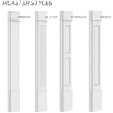 Ekena Millwork 2 in. D x 12 in. W x 48 in. L Primed Polyurethane Pilaster 1- Pack