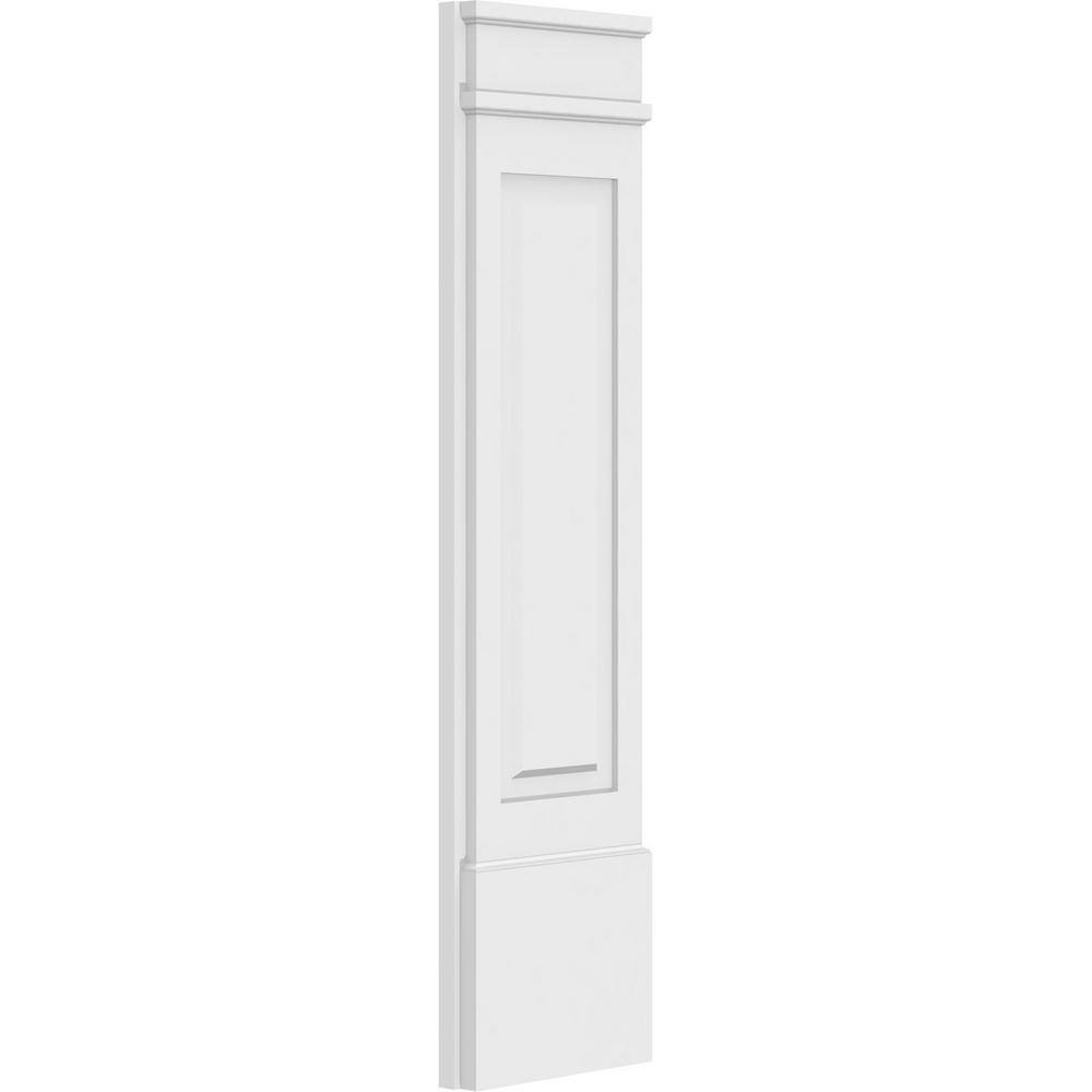 Ekena Millwork 2 in. D x 12 in. W x 48 in. L Primed Polyurethane Pilaster 1- Pack