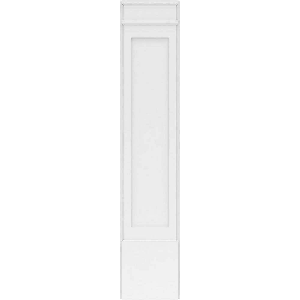 Ekena Millwork 2 in. D x 12 in. W x 60 in. L Primed Polyurethane Pilaster 1- Pack