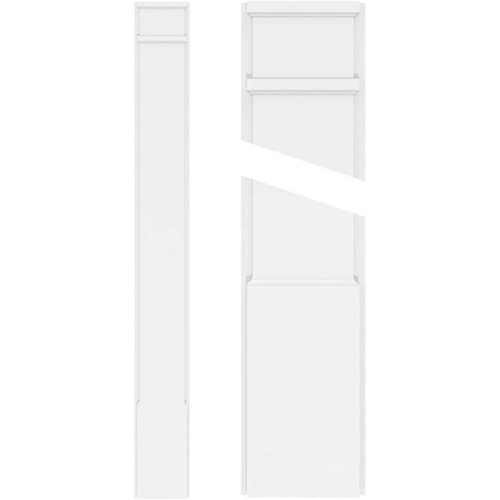 Ekena Millwork 2 in. D x 12 in. W x 60 in. L Primed Polyurethane Pilaster 1- Pack