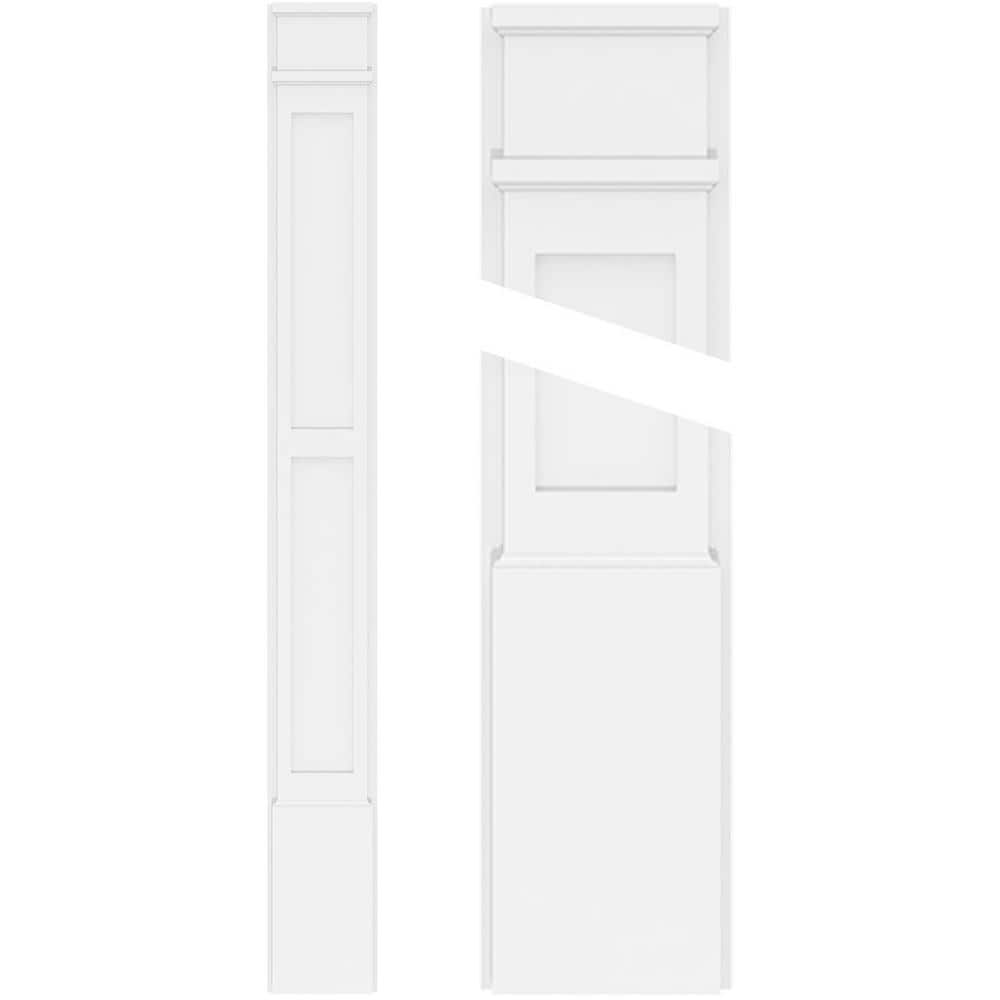 Ekena Millwork 2 in. D x 12 in. W x 72 in. L Primed Polyurethane Pilaster (1- Pack)