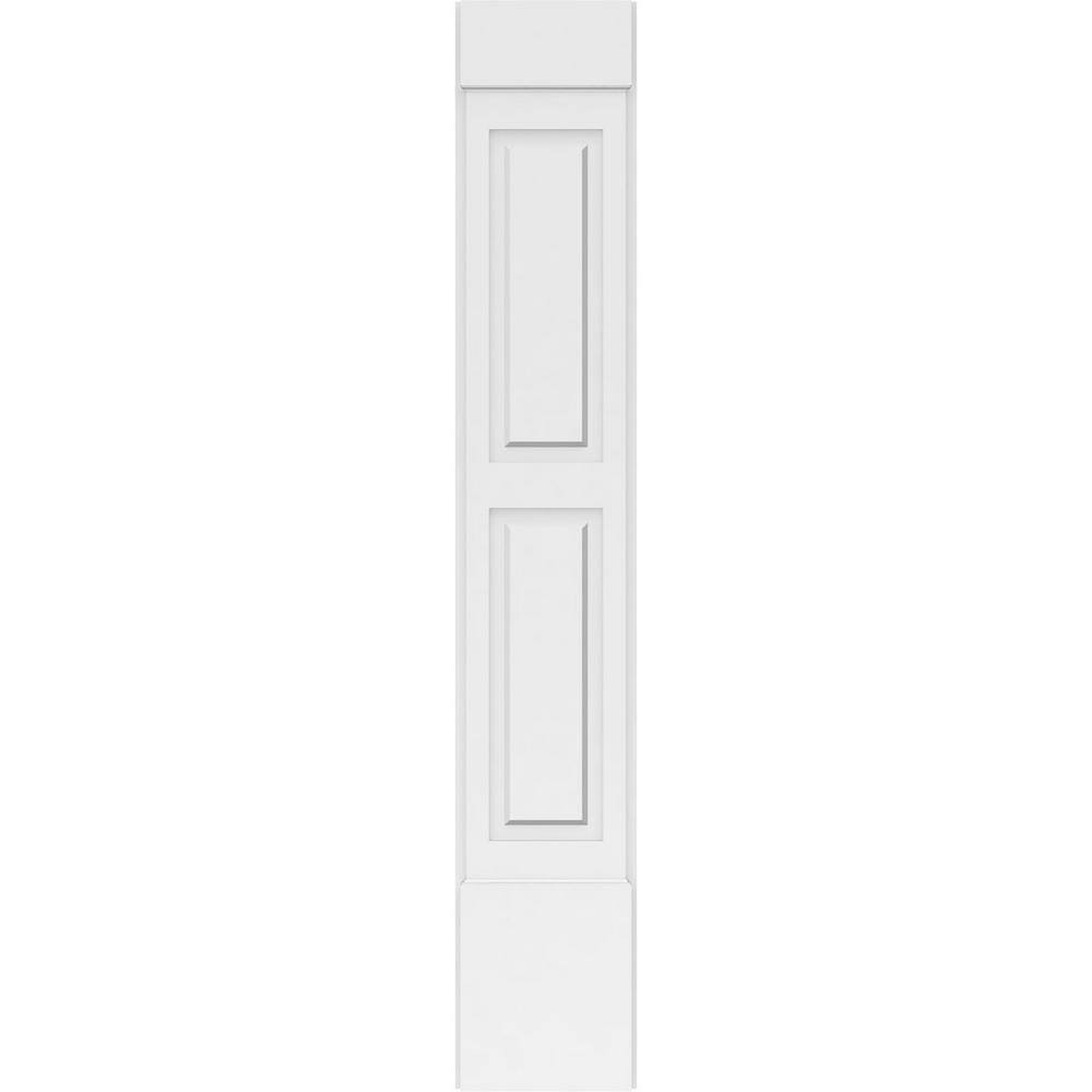 Ekena Millwork 2 in. D x 12 in. W x 72 in. L Primed Polyurethane Pilaster (1- Pack)