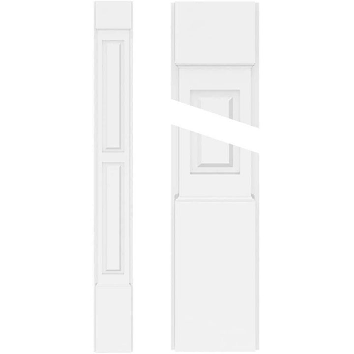 Ekena Millwork 2 in. D x 12 in. W x 72 in. L Primed Polyurethane Pilaster (1- Pack)