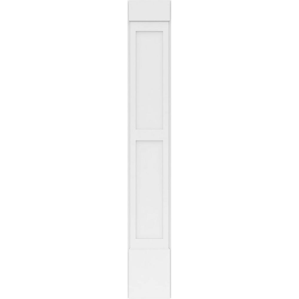 Ekena Millwork 2 in. D x 12 in. W x 82 in. L Primed Polyurethane Pilaster (1- Pack)