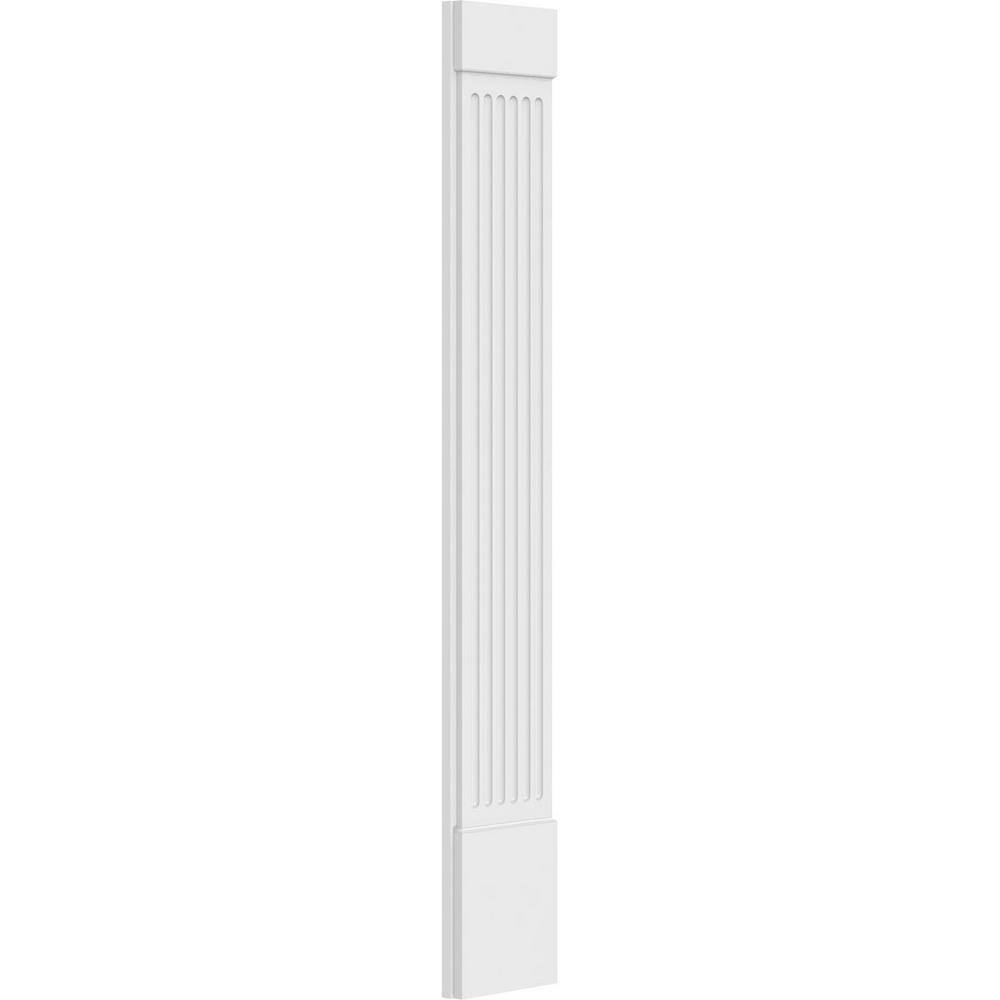 Ekena Millwork 2 in. D x 12 in. W x 82 in. L Primed Polyurethane Pilaster 1- Pack