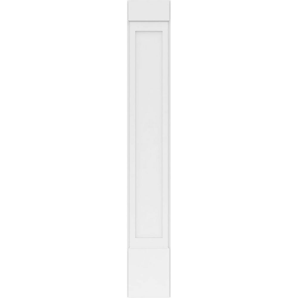 Ekena Millwork 2 in. D x 12 in. W x 82 in. L Primed Polyurethane Pilaster (1- Pack)