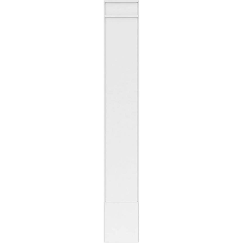 Ekena Millwork 2 in. D x 12 in. W x 82 in. L Primed Polyurethane Pilaster 1- Pack