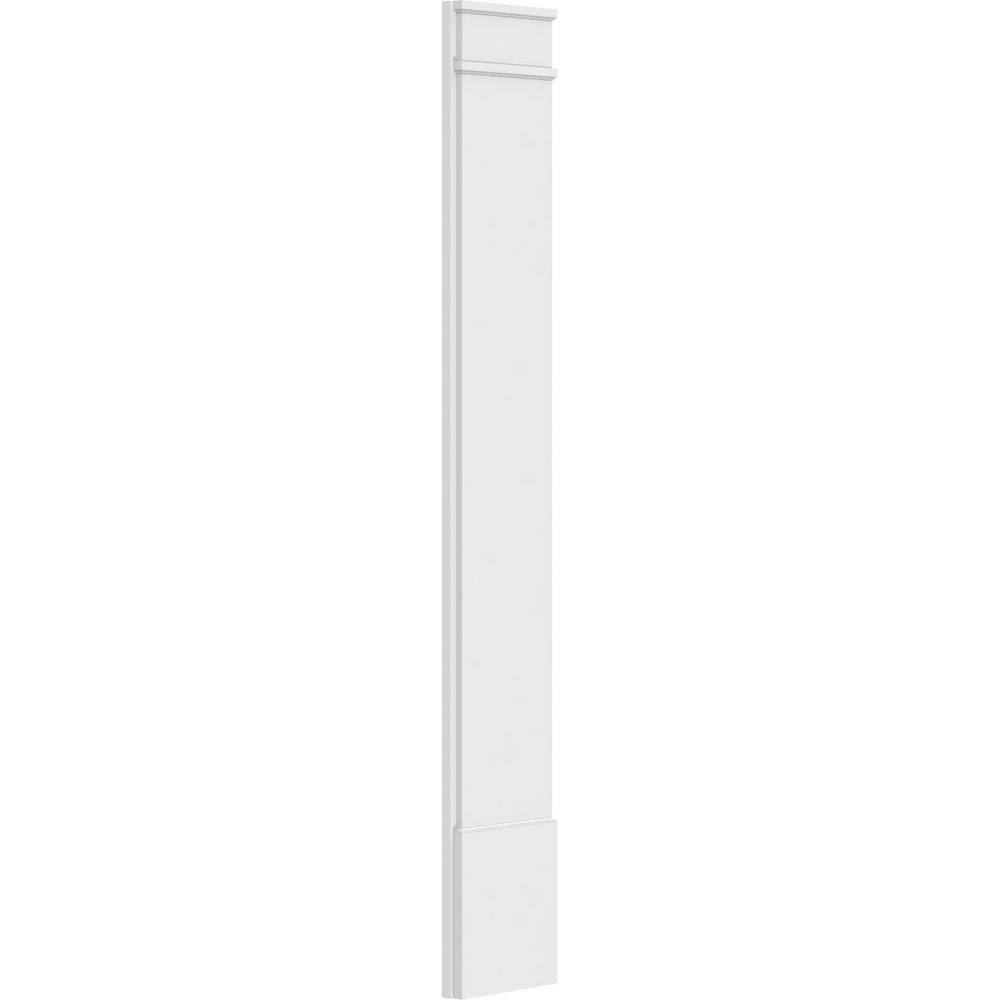 Ekena Millwork 2 in. D x 12 in. W x 82 in. L Primed Polyurethane Pilaster 1- Pack