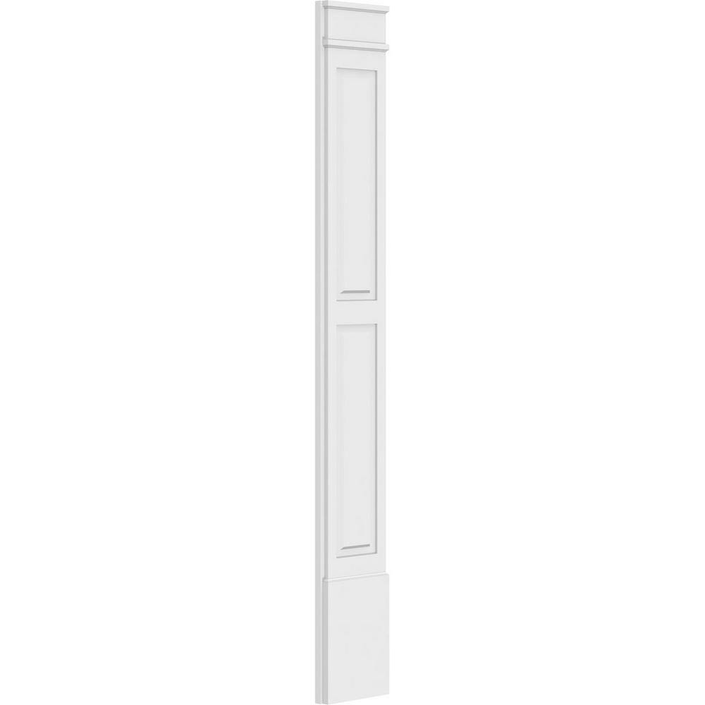 Ekena Millwork 2 in. D x 12 in. W x 90 in. L Primed Polyurethane Pilaster (1- Pack)
