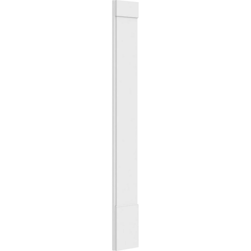 Ekena Millwork 2 in. D x 12 in. W x 90 in. L Primed Polyurethane Pilaster (1- Pack)