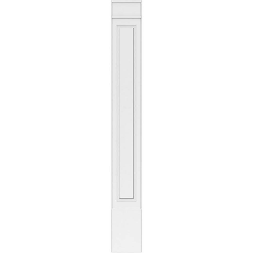 Ekena Millwork 2 in. D x 12 in. W x 96 in. L Primed Polyurethane Pilaster 1- Pack