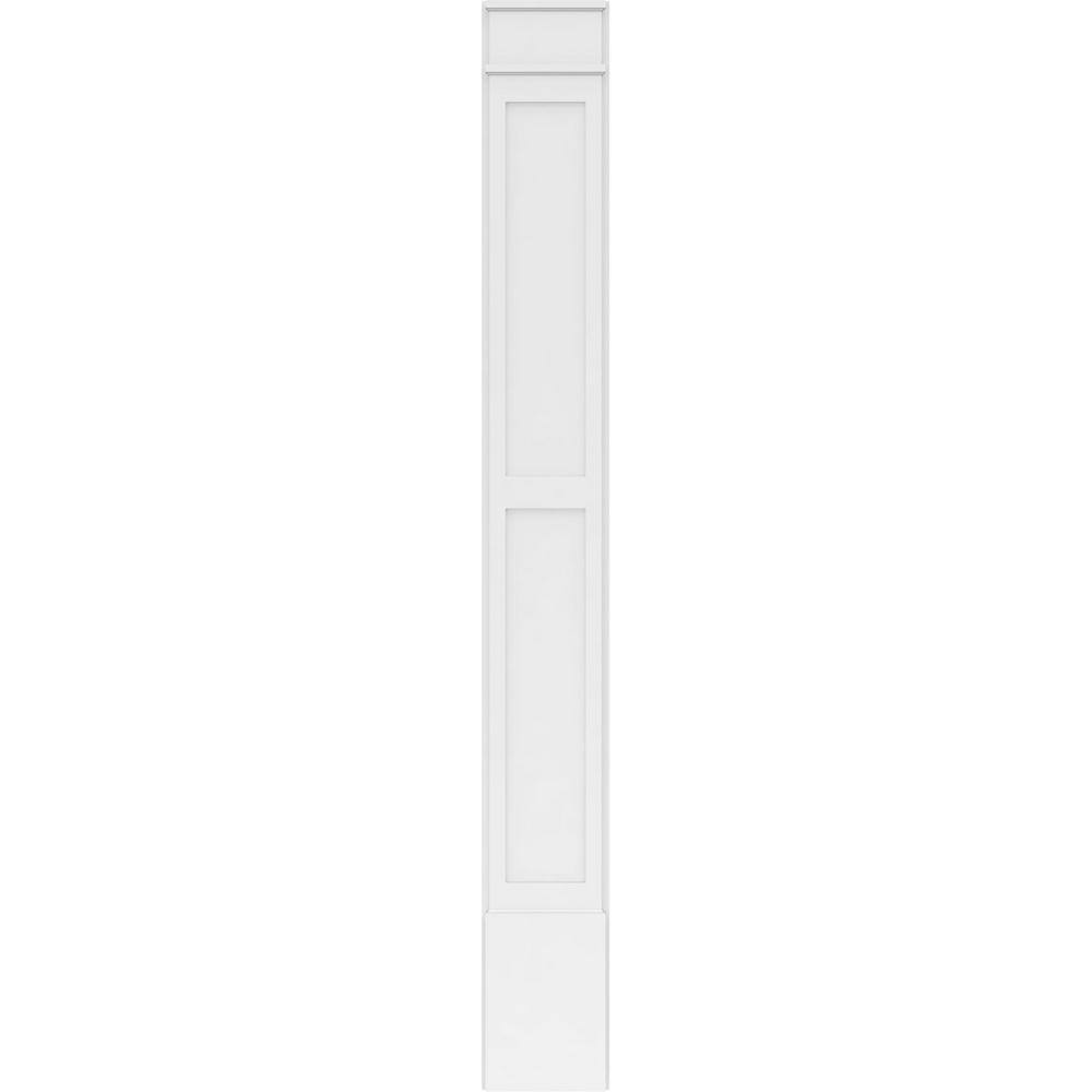 Ekena Millwork 2 in. D x 12 in. W x 102 in. L Primed Polyurethane Pilaster 1-Pack