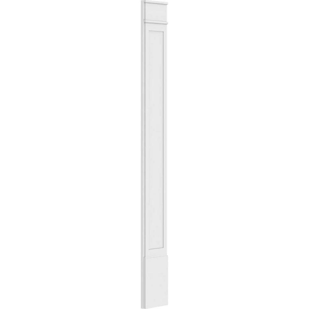 Ekena Millwork 2 in. D x 12 in. W x 108 in. L Primed Polyurethane Pilaster 1- Pack