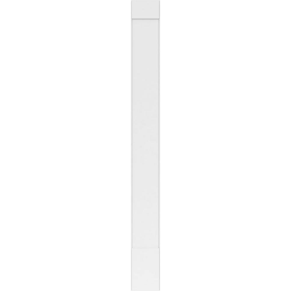 Ekena Millwork 2 in. D x 12 in. W x 120 in. L Primed Polyurethane Pilaster 1- Pack